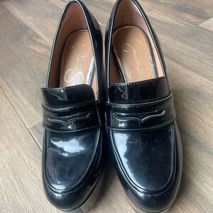 Jessica Simpson Black Platform Shoes